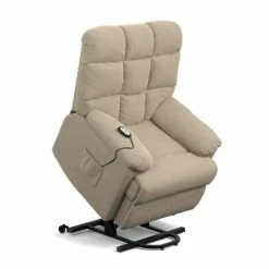 Buy 👍 Prolounger Microfiber Power Recline and Lift Wall Hugger Chair - Handy Living Gray 🌟 -Living Room Chairs Sales unnamed file 12799