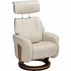Buy 😀 BenchMaster Augusta Taupe Faux Leather 4-Way Recliner Chair 🤩 -Living Room Chairs Sales unnamed file 12807