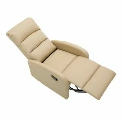 Discount 🎉 Dormi Contemporary Upholstered Recliner Chair - LumiSource Light Gray 🔔 -Living Room Chairs Sales unnamed file 12824