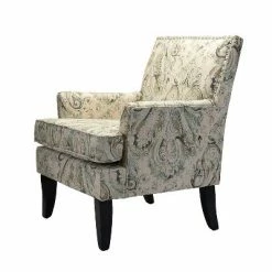 Cheapest 🧨 Sara Upholstered Accent Chair with Nail Head Trim | Karat Home 😀 -Living Room Chairs Sales unnamed file 1284
