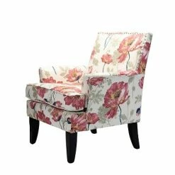 Cheapest 🧨 Sara Upholstered Accent Chair with Nail Head Trim | Karat Home 😀 -Living Room Chairs Sales unnamed file 1285