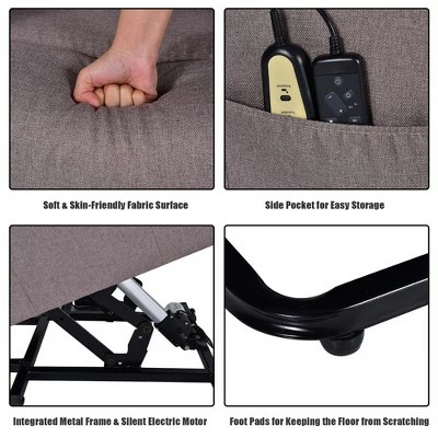 Discount ๐ Costway Electric Power Lift Massage Chair Recliner Sofa Fabric Padded Seat Home ๐งจ 10 Discount ๐ Costway Electric Power Lift Massage Chair Recliner Sofa Fabric Padded Seat Home ๐งจ - Image 8