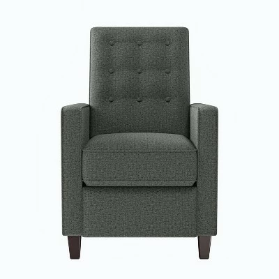 Best Pirce ๐ Nya Button Tufted Pushback Accent Chair - ProLounger Textured Gray ๐งจ 3 Best Pirce ๐ Nya Button Tufted Pushback Accent Chair - ProLounger Textured Gray ๐งจ