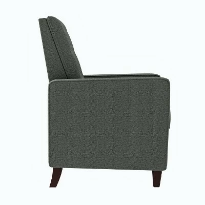 Best Pirce ๐ Nya Button Tufted Pushback Accent Chair - ProLounger Textured Gray ๐งจ 6 Best Pirce ๐ Nya Button Tufted Pushback Accent Chair - ProLounger Textured Gray ๐งจ - Image 4
