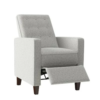 Best Pirce ๐ Nya Button Tufted Pushback Accent Chair - ProLounger Textured Gray ๐งจ 13 Best Pirce ๐ Nya Button Tufted Pushback Accent Chair - ProLounger Textured Gray ๐งจ - Image 11