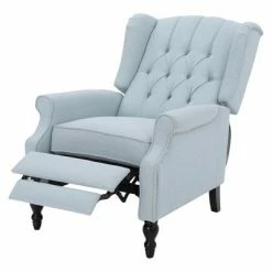 Budget ⭐ Walter Recliner Club Chair - Christopher Knight Home Light Gray 🧨 -Living Room Chairs Sales unnamed file 12935