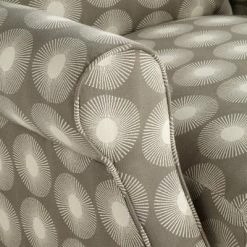 Buy ⭐ Kensington Hill Gray Fabric Recliner Chair Modern Armchair Comfortable Push Manual Reclining Footrest Bedroom Living Room Reading ⭐ -Living Room Chairs Sales unnamed file 12954