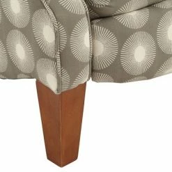 Buy ⭐ Kensington Hill Gray Fabric Recliner Chair Modern Armchair Comfortable Push Manual Reclining Footrest Bedroom Living Room Reading ⭐ -Living Room Chairs Sales unnamed file 12955