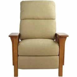 New ✨ Elm Lane June Spring Recliner Chair Modern Armchair Comfortable Push Manual Reclining Footrest Bedroom Living Room Reading Home 🧨 -Living Room Chairs Sales unnamed file 12977