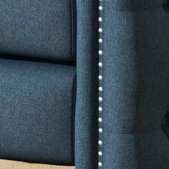 Best Sale ✔️ Alira Modern Tufted Armchair Navy Blue - Christopher Knight Home ✔️ -Living Room Chairs Sales unnamed file 1298