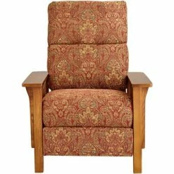 Best Pirce 💯 Elm Lane Red Cinnebar Fabric Recliner Chair Modern Armchair Comfortable Push Manual Reclining Footrest Bedroom Living Room Reading ❤️ -Living Room Chairs Sales unnamed file 12982