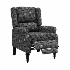 Flash Sale ⭐ Ani Wingback Pushback Recliner - ProLounger Gray ✔️ -Living Room Chairs Sales unnamed file 12997