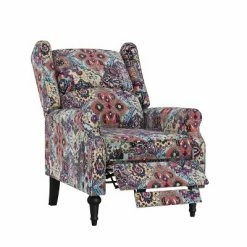 Flash Sale ⭐ Ani Wingback Pushback Recliner - ProLounger Gray ✔️ -Living Room Chairs Sales unnamed file 12998