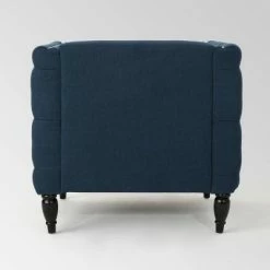 Best Sale ✔️ Alira Modern Tufted Armchair Navy Blue - Christopher Knight Home ✔️ -Living Room Chairs Sales unnamed file 1300
