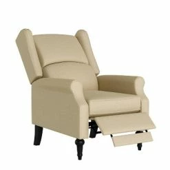 Flash Sale ⭐ Ani Wingback Pushback Recliner - ProLounger Gray ✔️ -Living Room Chairs Sales unnamed file 13002