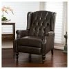 Discount 🔥 Walter Brown Bonded Leather Recliner Club Chair - Christopher Knight Home 😀 -Living Room Chairs Sales unnamed file 13025