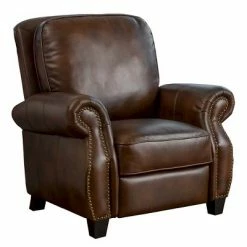 Best deal 💯 Torreon Faux Leather Recliner Club Chair Dark Brown - Christopher Knight Home 🥰 -Living Room Chairs Sales unnamed file 13032