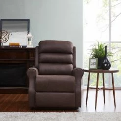Discount ⌛ Power Recliner and Lift Chair Chocolate Brown - ProLounger ⭐