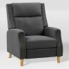Buy 🎉 Lynwood Recliner Chair with Nailhead Trim - CorLiving Dark Gray 😉 -Living Room Chairs Sales unnamed file 13055