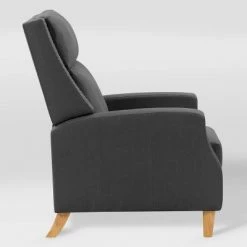 Buy 🎉 Lynwood Recliner Chair with Nailhead Trim - CorLiving Dark Gray 😉 -Living Room Chairs Sales unnamed file 13058