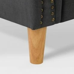 Buy 🎉 Lynwood Recliner Chair with Nailhead Trim - CorLiving Dark Gray 😉 -Living Room Chairs Sales unnamed file 13061