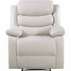 Cheapest 🌟 Power Recliner Chair with Split Back and Pillow Top Cream - Benzara 🛒