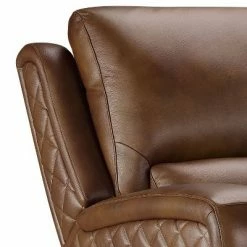 Hot Sale 💯 Delton Leather Power Reclining Chair - Abbyson Living Camel ⭐