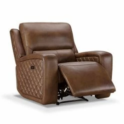 Hot Sale 💯 Delton Leather Power Reclining Chair - Abbyson Living Camel ⭐ -Living Room Chairs Sales unnamed file 13097