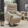 Cheapest 🔔 Wall Hugger Power Recliner and Lift Chair Cream - ProLounger 🔥 -Living Room Chairs Sales unnamed file 13099