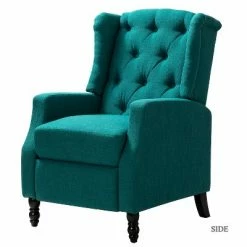 Best reviews of 🎁 Valentin Velvet Manual Recliner | Karat Home 😉 -Living Room Chairs Sales unnamed file 13158