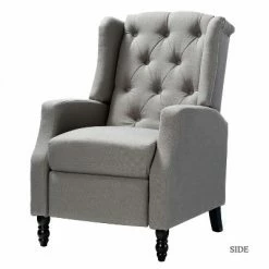 Best reviews of 🎁 Valentin Velvet Manual Recliner | Karat Home 😉 -Living Room Chairs Sales unnamed file 13164