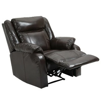 Budget 🔔 HOMCOM PU Leather Recliner Sofa Upholstered Manual Reclining Armchair with Footrest for Living Room 🔥 6 Budget 🔔 HOMCOM PU Leather Recliner Sofa Upholstered Manual Reclining Armchair with Footrest for Living Room 🔥 - Image 4