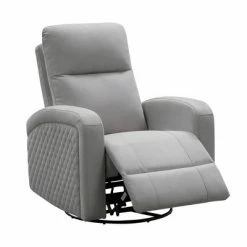 Buy 🎁 Lavina Fabric Swivel Glider Recliner - Abbyson Living Dark Gray 💯 -Living Room Chairs Sales unnamed file 13175