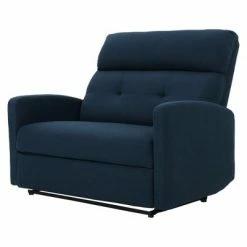 Buy 🎁 Halima 2-Seater Recliner - Christopher Knight Home Navy ⭐ -Living Room Chairs Sales unnamed file 13214