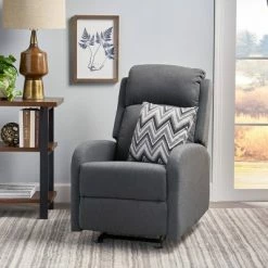 Coupon ⌛ Alouette Rocking Recliner - Christopher Knight Home Navy Blue 🎉