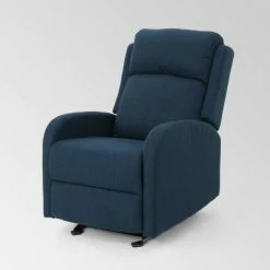 Coupon ⌛ Alouette Rocking Recliner - Christopher Knight Home Navy Blue 🎉 -Living Room Chairs Sales unnamed file 13242
