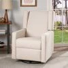 Promo 😉 Hounker Contemporary Swivel Recliner - Christopher Knight Home Beige 😉