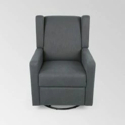 Promo 😉 Hounker Contemporary Swivel Recliner - Christopher Knight Home Beige 😉 -Living Room Chairs Sales unnamed file 13267