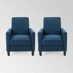 Flash Sale ❤️ Set of 2 Darvis Contemporary Recliners - Christopher Knight Home Light Sky ❤️ -Living Room Chairs Sales unnamed file 13278