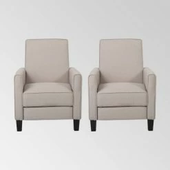 Flash Sale ❤️ Set of 2 Darvis Contemporary Recliners - Christopher Knight Home Light Sky ❤️ -Living Room Chairs Sales unnamed file 13280