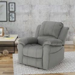Best reviews of ๐คฉ Celestina Microfiber Gliding Recliner Gray - Christopher Knight Home ๐