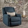 Coupon 🤩 Jennette Tufted Swivel Gliding Recliner Navy Blue - Christopher Knight Home 🔔