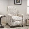 Best Pirce 👏 Foxhill Contemporary Push Back Recliner - Christopher Knight Home Gray Checkerboard 😍 -Living Room Chairs Sales unnamed file 13344