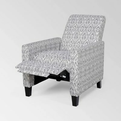 Best Pirce ๐ Foxhill Contemporary Push Back Recliner - Christopher Knight Home Gray Checkerboard ๐ 4 Best Pirce ๐ Foxhill Contemporary Push Back Recliner - Christopher Knight Home Gray Checkerboard ๐ - Image 2