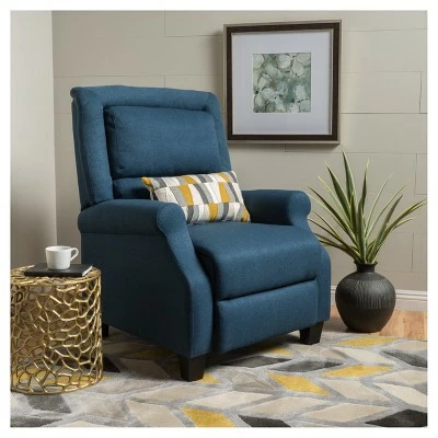 Brand new ๐งจ Reddington Recliner - Dark Blue - Christopher Knight Home โ 3 Brand new ๐งจ Reddington Recliner - Dark Blue - Christopher Knight Home โ