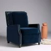 Top 10 ⌛ Buddy Velvet Recliner - Safavieh Midnight Blue ⭐