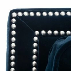 Top 10 ⌛ Buddy Velvet Recliner - Safavieh Midnight Blue ⭐ -Living Room Chairs Sales unnamed file 13382