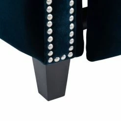 Top 10 ⌛ Buddy Velvet Recliner - Safavieh Midnight Blue ⭐ -Living Room Chairs Sales unnamed file 13383