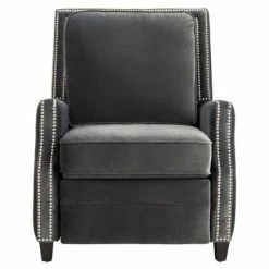 Top 10 ⌛ Buddy Velvet Recliner - Safavieh Midnight Blue ⭐ -Living Room Chairs Sales unnamed file 13385