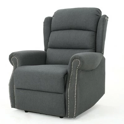 Best Sale ๐คฉ Dezzie Tufted Power Recliner - Christopher Knight Home Navy Blue ๐ 6 Best Sale ๐คฉ Dezzie Tufted Power Recliner - Christopher Knight Home Navy Blue ๐ - Image 4